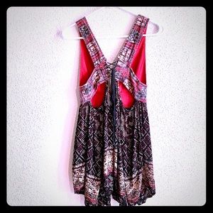Free People dress, tunic with cut-outs! Size XS